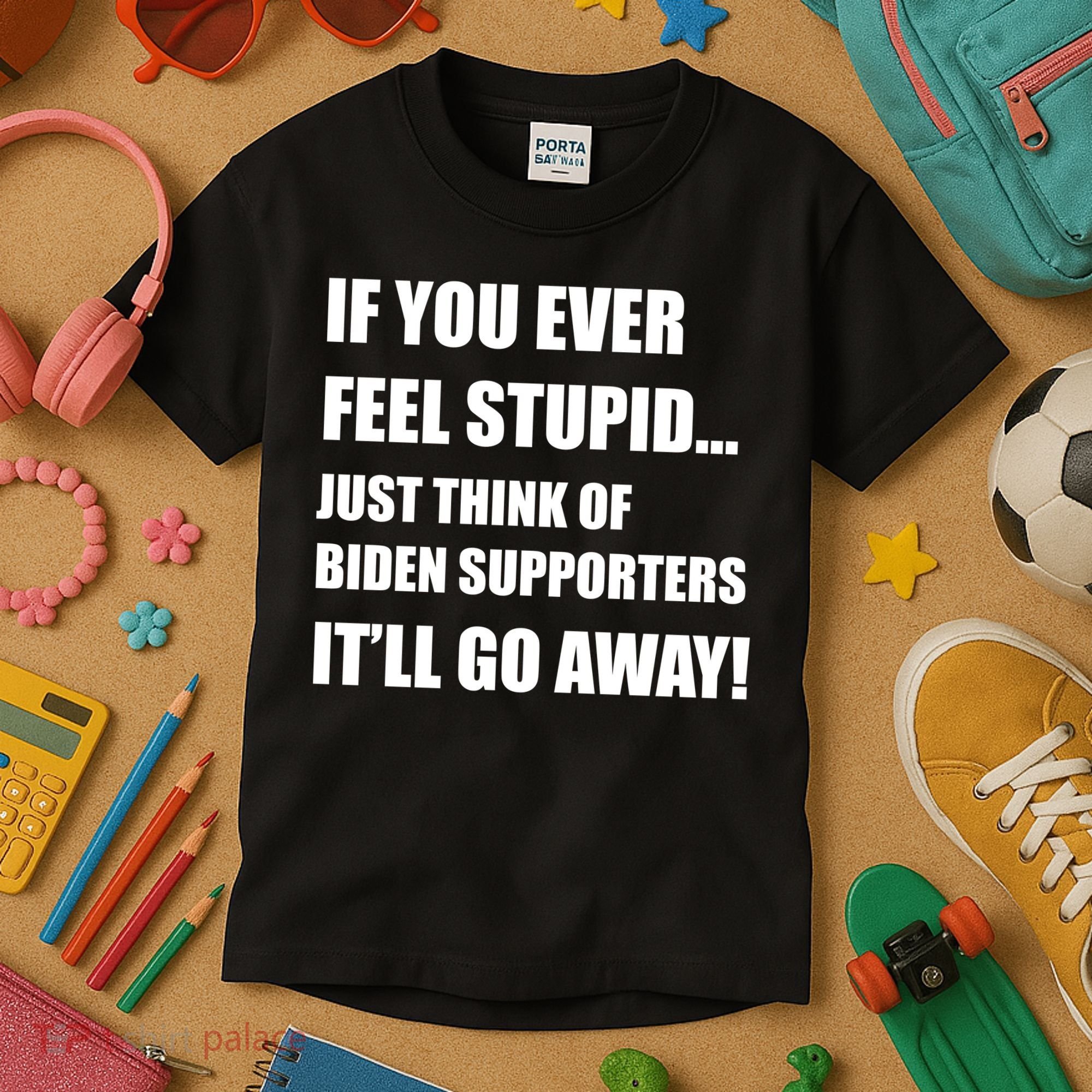 Funny Joe Biden Pro Trump 2024  Kids T-Shirt