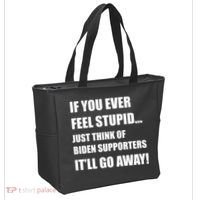 Funny Joe Biden Pro Trump 2024  Tote Bag thumb 2