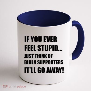 Funny Joe Biden Pro Trump 2024  Coffee Mug back