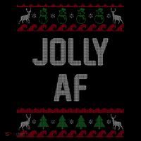 Funny Jolly AF Ugly Christmas Sweater Style Women's Tank Top thumb 5