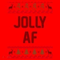 Funny Jolly AF Ugly Christmas Sweater Style Santa Hat thumb 1