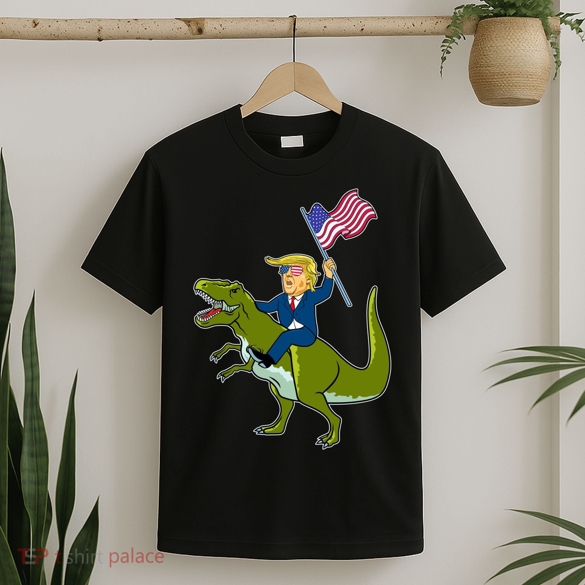 Funny July 4th Donald Trump T-Rex T-Shirt
