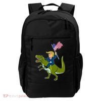 Funny July 4th Donald Trump T-Rex Backpack thumb 0