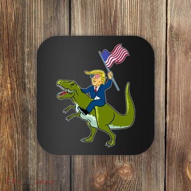 Funny July 4th Donald Trump T-Rex Coaster