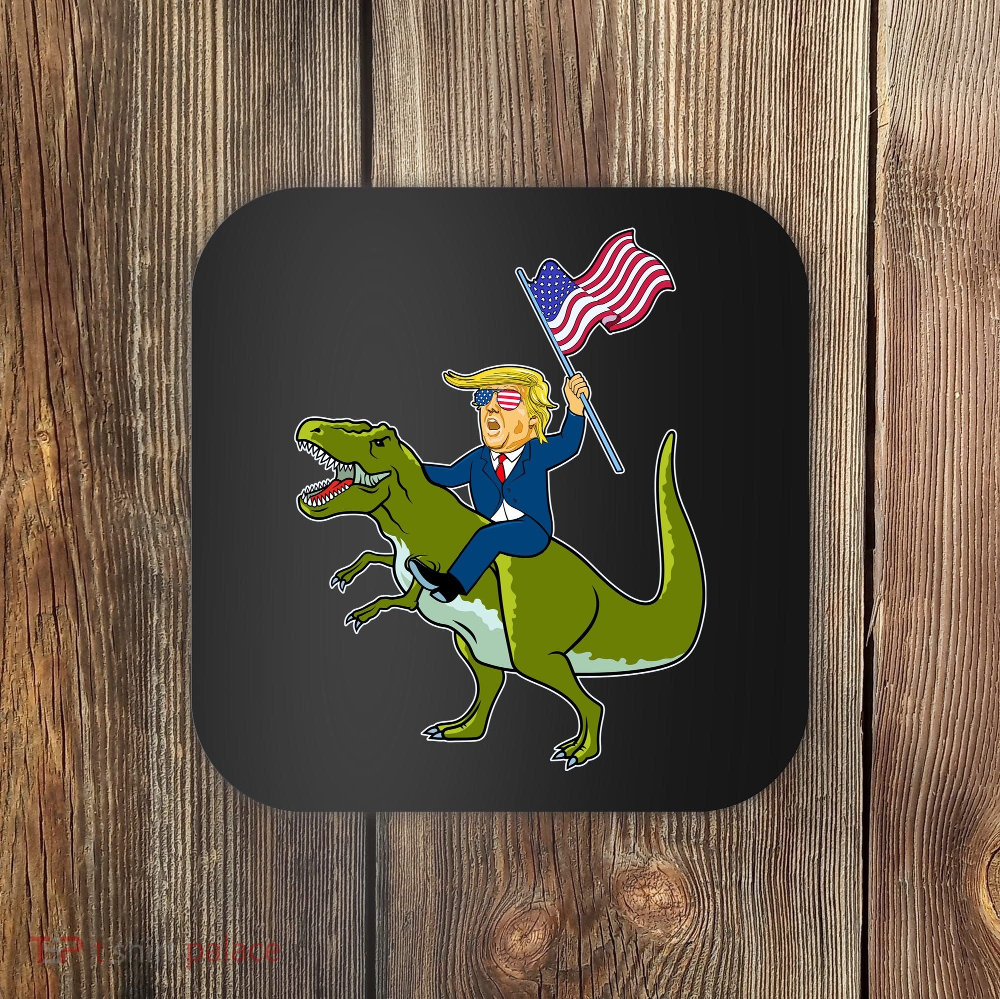 Funny July 4th Donald Trump T-Rex Coaster