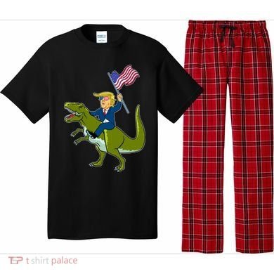Funny July 4th Donald Trump T-Rex Pajama Set