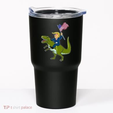 Funny July 4th Donald Trump T-Rex Tumbler