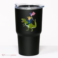 Funny July 4th Donald Trump T-Rex Tumbler thumb 0