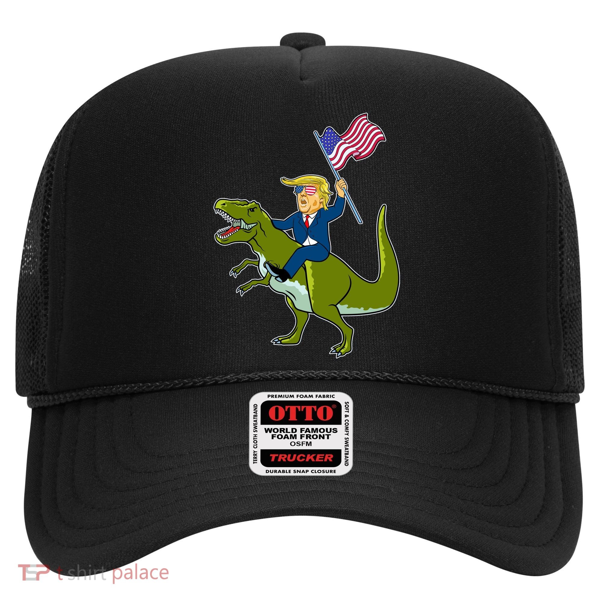 Funny July 4th Donald Trump T-Rex Hat