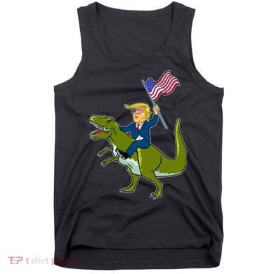 Funny July 4th Donald Trump T-Rex Tank Top