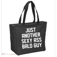Funny Just Another Sexy Ass Bald Guy Tote Bag thumb 2
