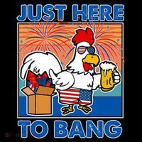 Funny Just Here To Bang Fireworks Beer Chicken Coffee Mug thumb 5