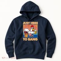 Funny Just Here To Bang Fireworks Beer Chicken Hoodie thumb 0