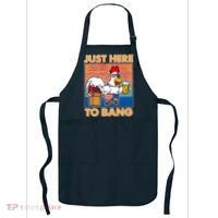 Funny Just Here To Bang Fireworks Beer Chicken Apron thumb 0