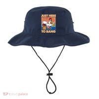 Funny Just Here To Bang Fireworks Beer Chicken Bucket Hat thumb 0