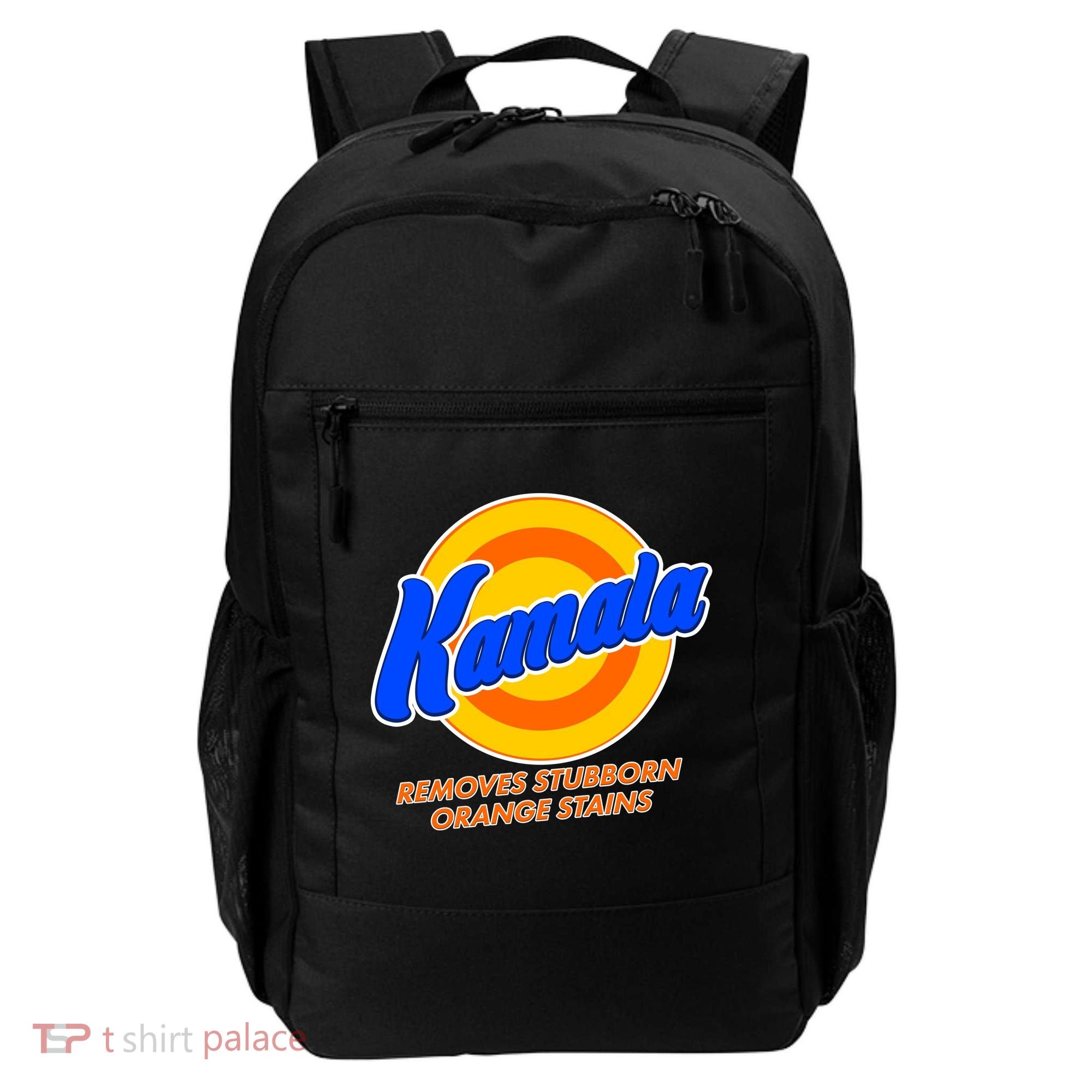 Funny Kamala Removes Stubborn Orange Stains Backpack