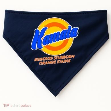 Funny Kamala Removes Stubborn Orange Stains USA-Made Doggie Bandana