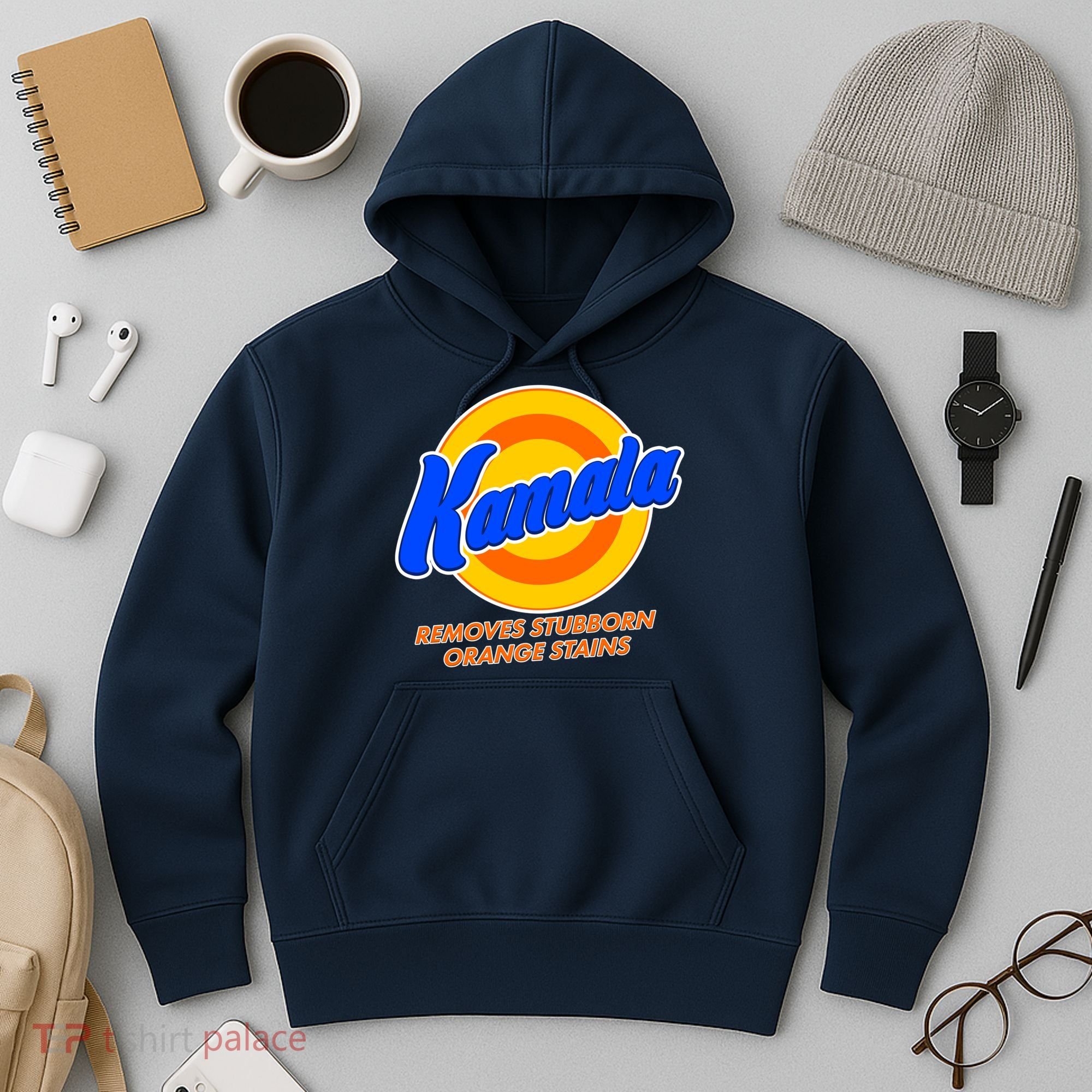 Funny Kamala Removes Stubborn Orange Stains Hoodie