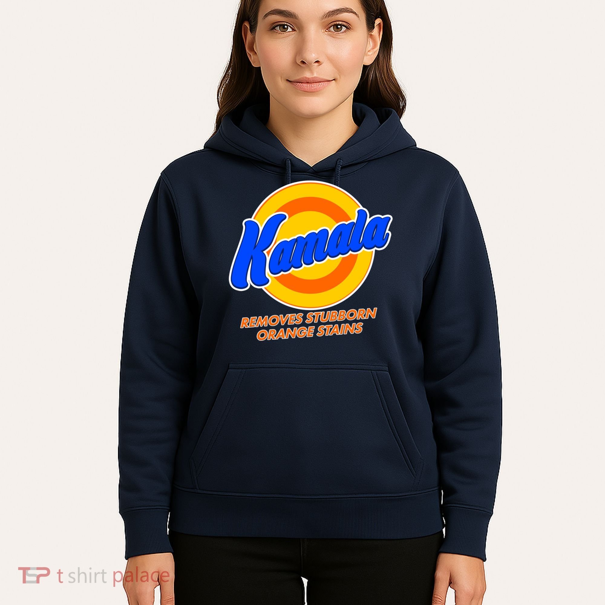 Funny Kamala Removes Stubborn Orange Stains Hoodie
