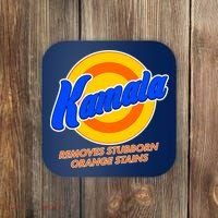 Funny Kamala Removes Stubborn Orange Stains Coaster thumb 0