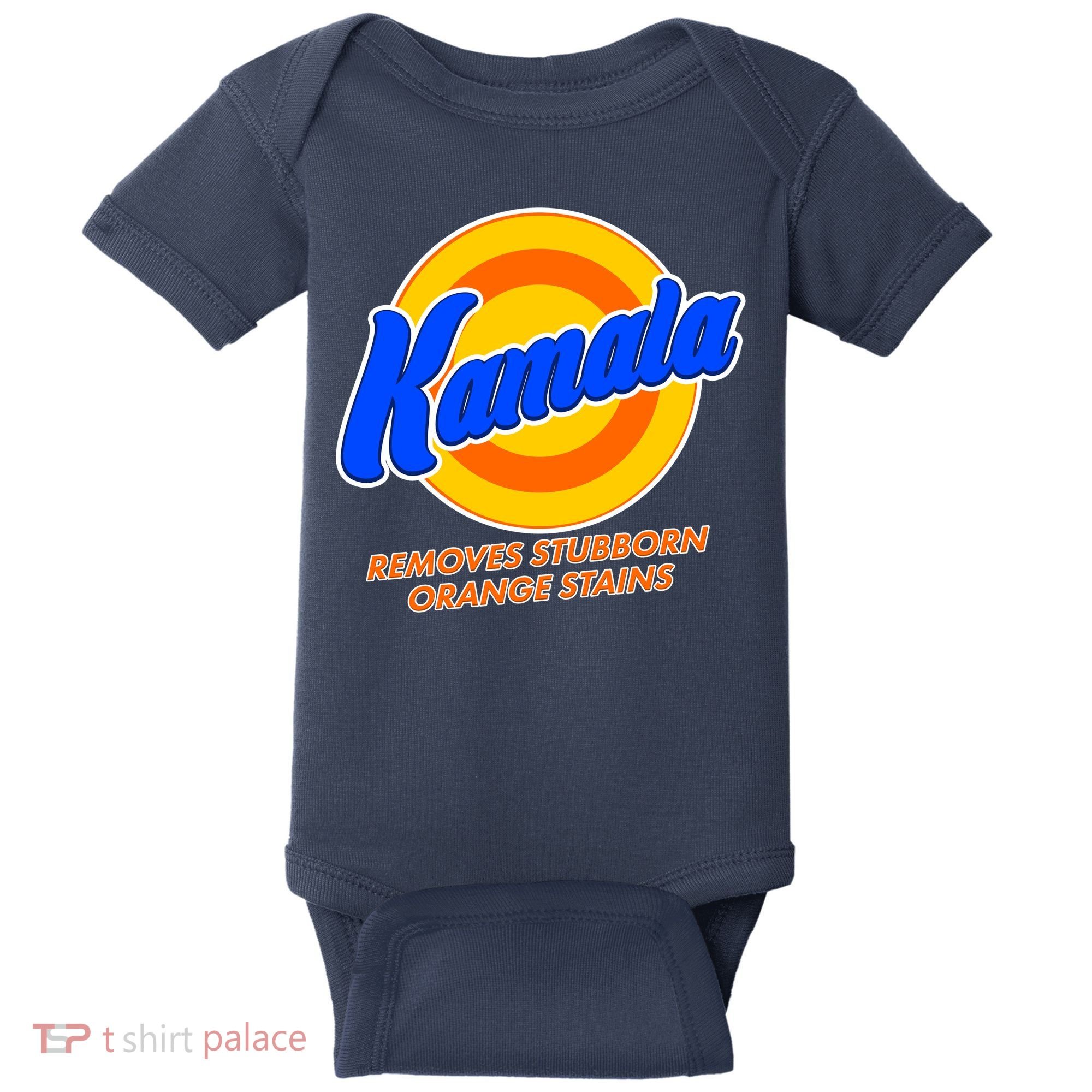 Funny Kamala Removes Stubborn Orange Stains Baby Bodysuit
