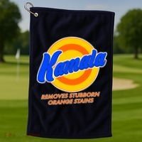 Funny Kamala Removes Stubborn Orange Stains Golf Towel thumb 1