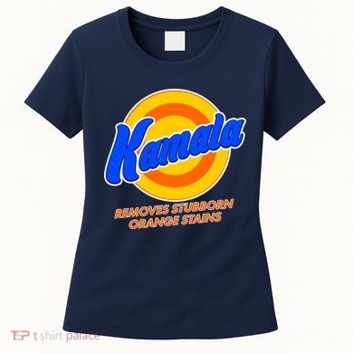 Funny Kamala Removes Stubborn Orange Stains Women's T-Shirt