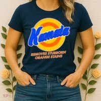 Funny Kamala Removes Stubborn Orange Stains Women's T-Shirt thumb 2