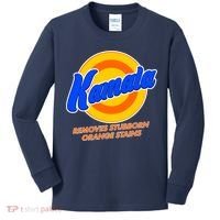 Funny Kamala Removes Stubborn Orange Stains Kids Long Sleeve Shirt thumb 0