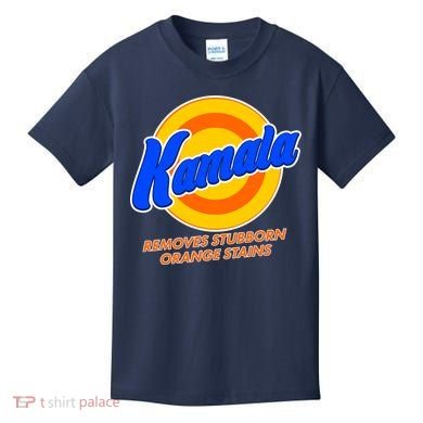 Funny Kamala Removes Stubborn Orange Stains Kids T-Shirt