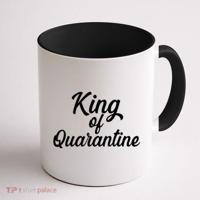 Funny King Of Quarantine Coffee Mug back