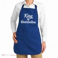 Funny King Of Quarantine Apron thumb 2