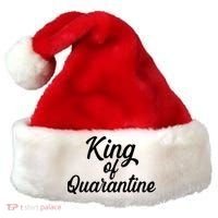 Funny King Of Quarantine Santa Hat thumb 0
