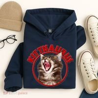 Funny Kittisaurus  Hoodie thumb 4