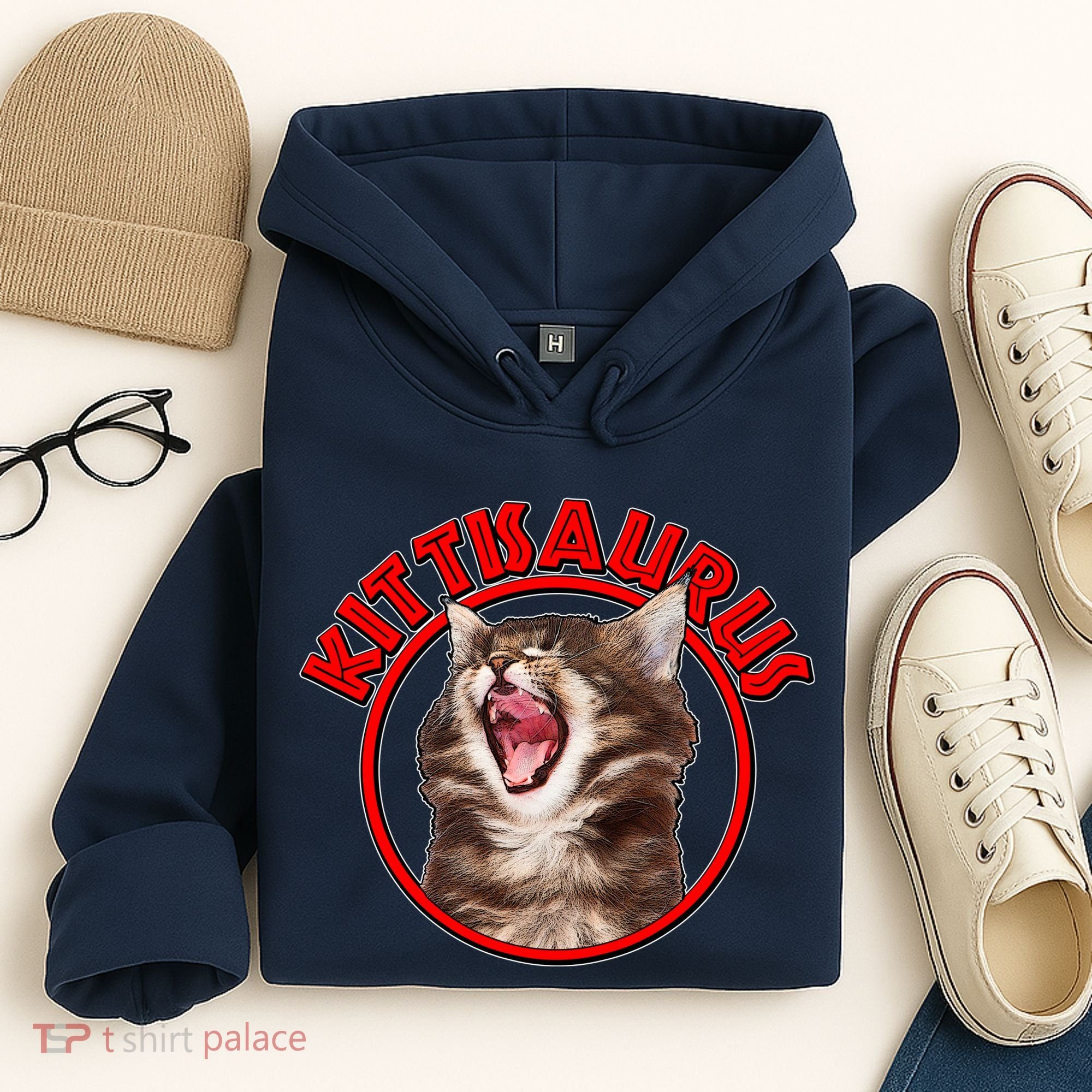 Funny Kittisaurus  Hoodie
