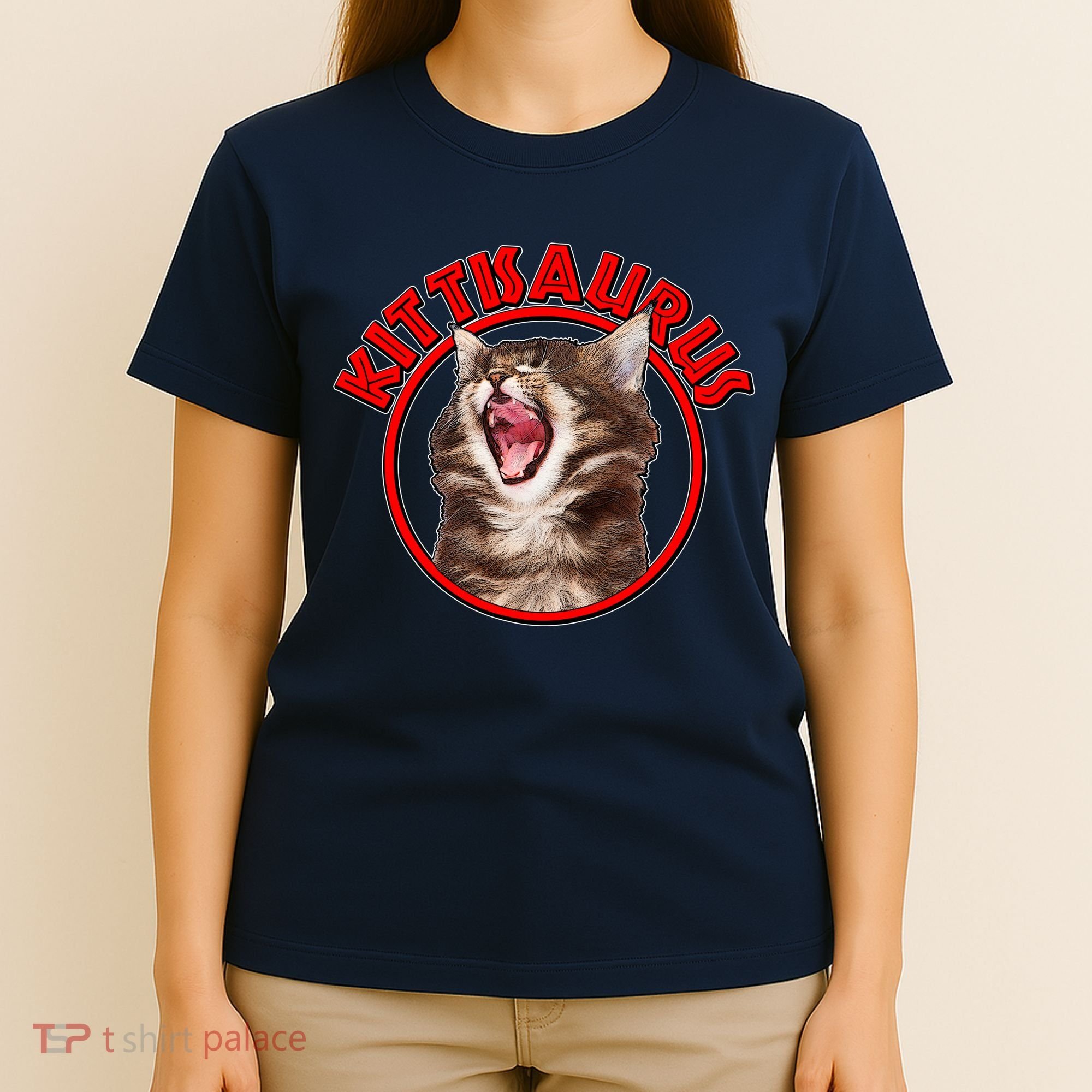 Funny Kittisaurus  T-Shirt