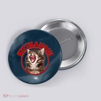 Funny Kittisaurus  Button thumb 0