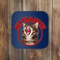 Funny Kittisaurus  Coaster thumb 0