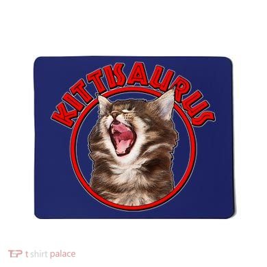 Funny Kittisaurus  Mousepad