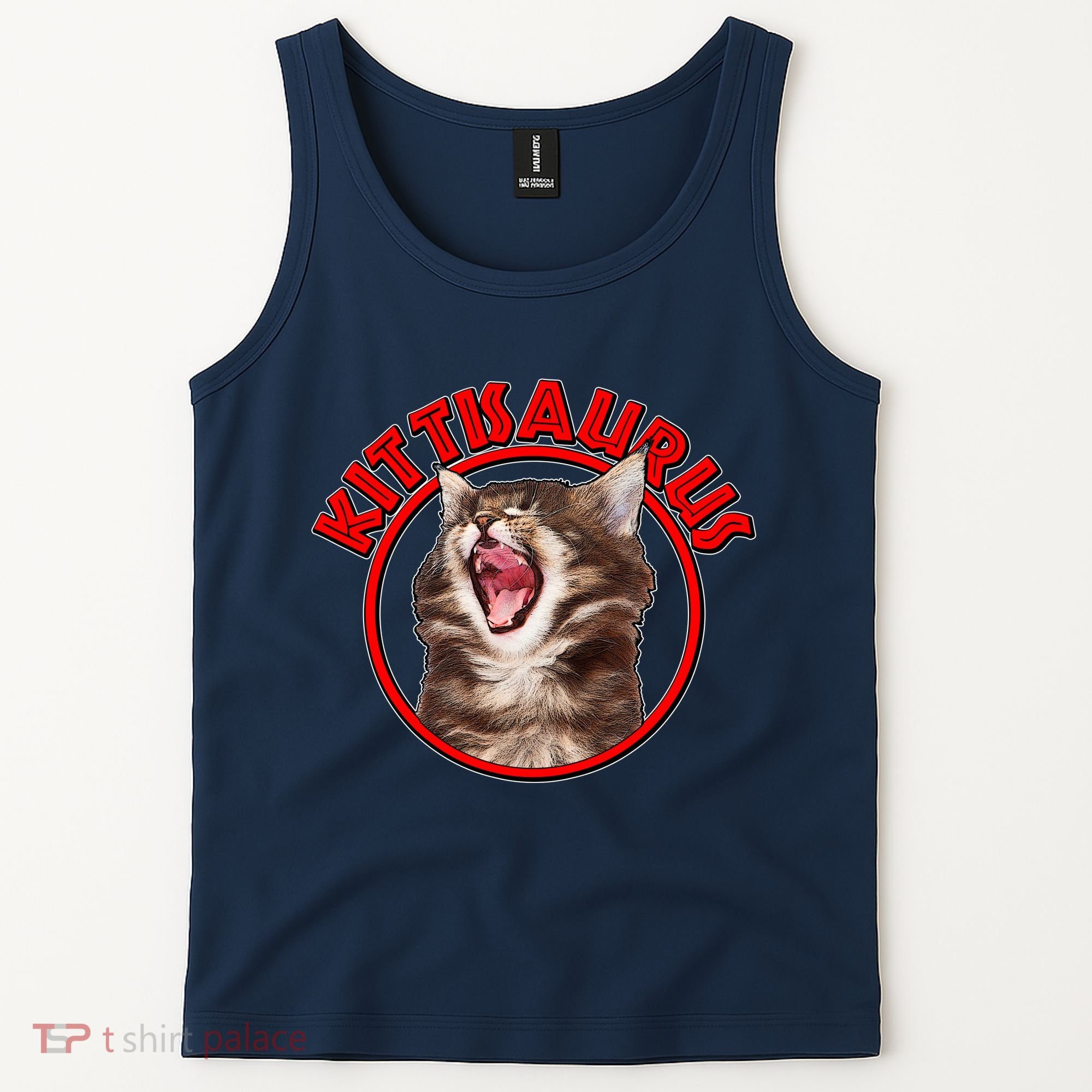 Funny Kittisaurus  Tank Top