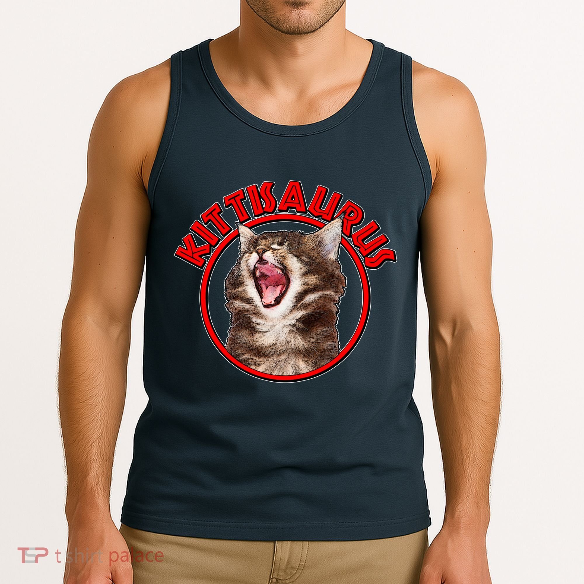 Funny Kittisaurus  Tank Top