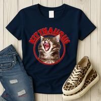 Funny Kittisaurus  Women's T-Shirt thumb 3