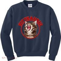 Funny Kittisaurus  Kids Sweatshirt thumb 0