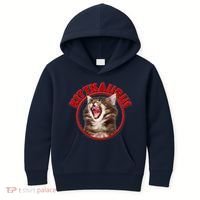 Funny Kittisaurus  Kids Hoodie thumb 0