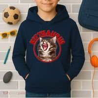 Funny Kittisaurus  Kids Hoodie thumb 2