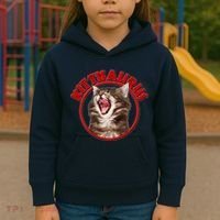 Funny Kittisaurus  Kids Hoodie thumb 3