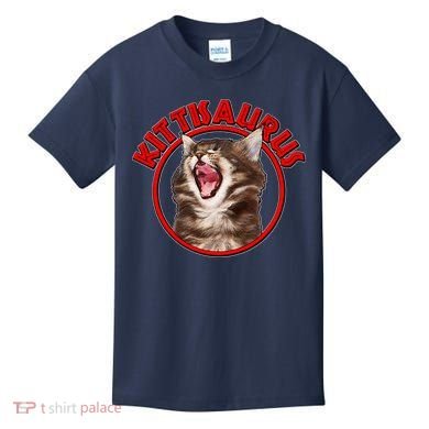 Funny Kittisaurus  Kids T-Shirt
