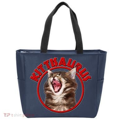 Funny Kittisaurus  Tote Bag