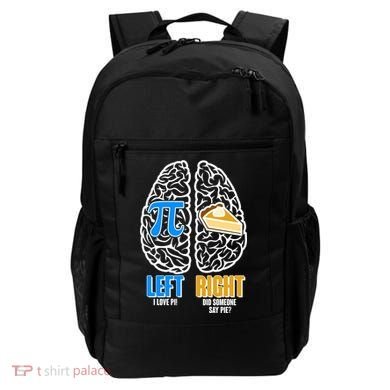 Funny Left Right Brain Pi Pie Backpack