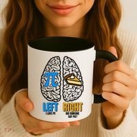 Funny Left Right Brain Pi Pie Coffee Mug thumb 3